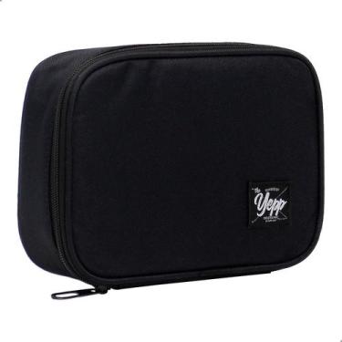 Imagem de Estojo Box Escolar Grande Porta Lapis Nylon 100 Pens 22x16x6cm Laterai