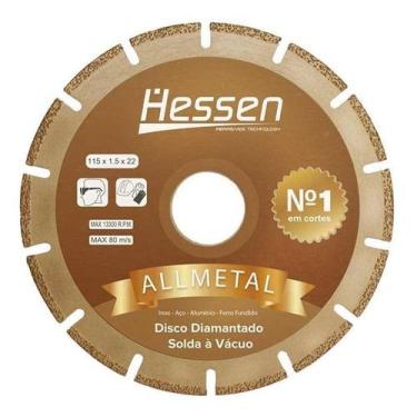 Imagem de Disco Diamantado Para Corte De Aço 115 Mm X 7/8 Hessen