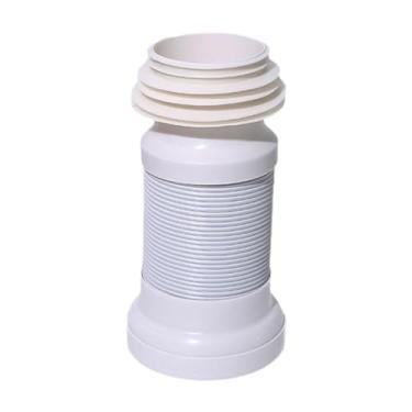 Imagem de UxicRuya Adaptador de Tubo de Drenagem de Vaso Sanitário Retrátil, Tubo de Resíduos de Vaso Sanitário, Fácil de Instalar, Substitui O Tubo de Conexão de Vaso S