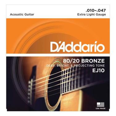 Imagem de Encordoamento para Violao ACO EJ10-B 80/20 Bronze - BITS