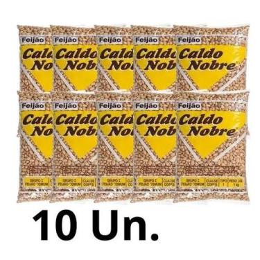 Imagem de Feijão Carioca Caldo Nobre Fardo C/ 10 Un. Atacado