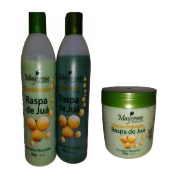 Imagem de Kit Maycrene Raspa De Juá Hidratante e Regenerador 3x500ml