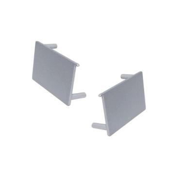 Imagem de Ponteira Para Puxador Lisa Anodizado de 18 Mm Pe175 Rometal, PE-175 / 