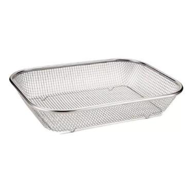 Imagem de Escorredor/cesto Multiuso Retangular Inox Massas Porção - KEHOME