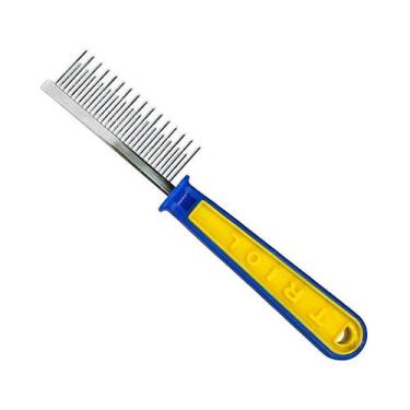 Imagem de Pente Duplo Savana 32 Dentes com Cabo de Plástico para Cães e Gatos