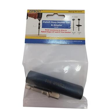 Imagem de Chave de soquete profunda 40.540 – 10 mm – auxilia na instalação de âncora de balaústre de escada Zipbolt Super UT 14.110 e 17.800 XT