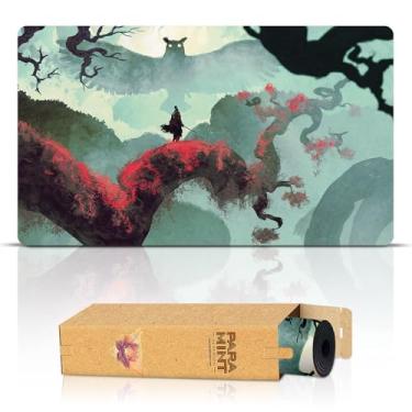 Imagem de Paramint Sekiro vs. The Deep Forest (Stitched) - MTG Playmat by Anato Finnstark, Sekiro - Compatible with Magic The Gathering Playmat - Play MTG, YuGiOh, TCG - Play Mat Art Designs & Accessories