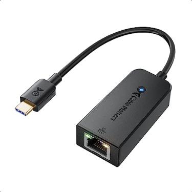 Imagem de Cable Matters Adaptador USB C para Ethernet Plug & Play (Adaptador Thunderbolt para Ethernet, Gigabit Ethernet para USB C) em preto - Thunderbolt 4/3, USB 4 compatível com MacBook Pro, Dell XPS, Surface Pro