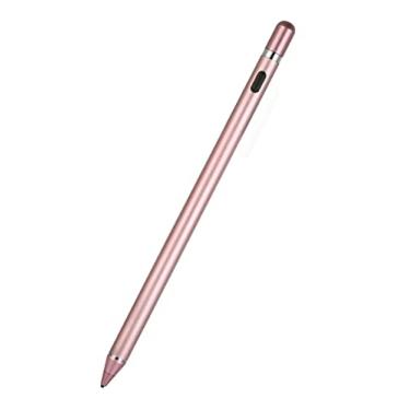 Imagem de Canetas Stylus para telas sensíveis ao toque, compatível com Apple, recarregável, capacitiva, ponta fina de 1,5 mm, com iPhone, iPad e outros tablets (vermelha), E8910