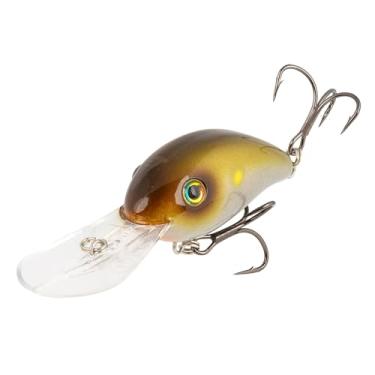 Imagem de Strike King (HC3XDE-355) Isca de pesca Elite 3XD, crankbait para mergulho profundo, 5 cm, 7/453.6 g, bico curvo exclusivo, mergulhos até 3 metros, câmaras de chocalho, ganchos de aderência tripla