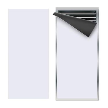 Imagem de PATIKIL Capa de ventilação magnética de 30,5 x 14 cm, capa de registro de ar de parede de piso bloqueador de ventilação magnético de alta resistência para forno de lareira HVAC RV doméstico, branco