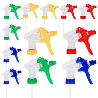Imagem de Bocais de garrafa de spray, bicos de substituição de pulverizador de gatilho resistente, serve para garrafas de plástico e vidro de 16/24/947.2 g, para detalhes de carro, jardinagem