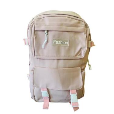 Imagem de Mochila Faculdade Escolar Feminino Juvenil Rosa Claro - Lynx produções