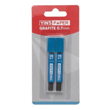 Imagem de Kit Com 2 Cases Grafite 0.7mm Com 12 Unidades - Yins