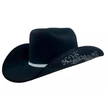 Imagem de Chapéu Americano Country Ana Castella 2.0 Arabesco de Strass - Club21 