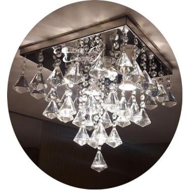 Imagem de Luminária Moderna De Cristal Para Sala De Estar - SPACE DECOR E LUSTRE