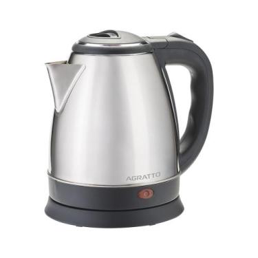 Imagem de Chaleira Elétrica Inox 127 V 1,8 L Ce-01 Agratto, Preto e Prata, 110V