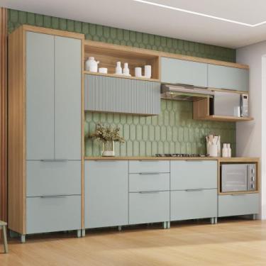 Imagem de Cozinha 7 Peças 7 Portas 7 Gavetas Marquesa 100% Mdf - Nesher Móveis