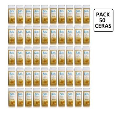 Imagem de Kit 50 Refil Cera Roll-On 100G Depilação - Depil Bella