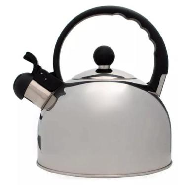 Imagem de Chaleira Com Apito Em Aço Inox Alça Fixa 2 Litros Mimo Style