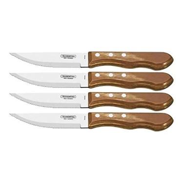 Imagem de Conjunto de Facas Para Churrasco Jumbo 4 Peças, Tramontina, 21199431, Natural