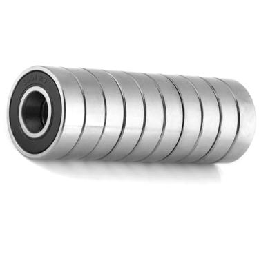 Imagem de Rolamentos Rígidos de Esferas 60012rs, Rolamentos Rígidos de Borracha Multiuso Resistentes de Alta Eficiência, Aplicações Industriais Resistentes à Temperatura Com 10 Peças