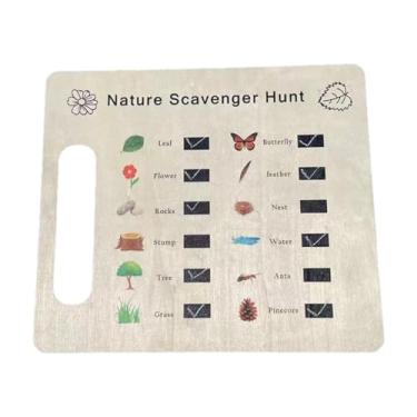 Imagem de MERIGLARE Caça ao Carta Caça ao Jogo de Tabuleiro Exploração Madeira Encontre Kit de Artesanato DIY para Meninos Meninas