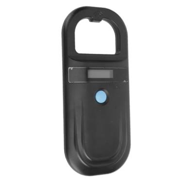 Imagem de Leitor de Identificação de Animais, Scanner de Etiqueta de Armazenamento de Dados Recarregável, Scanner de Microchip Portátil, Suporta ISO11784/85, FDX-B, ID64 para Cães (Preto)