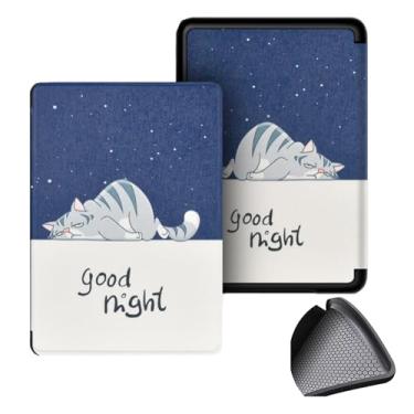 Imagem de GUKSRASO Capa para o Kindle Paperwhite e Kindle Colorsoft Signature Edition (7", 12ª Geração, Release 2024), PU e TPU Soft Traseiro com a Função Automotor/Sleep