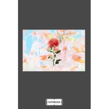Imagem de Abstract Flower Collage A56626 Notebook: Matte Finish Cover, Planner, Lined College Ruled Paper, Diary, Journal, 6x9 120 Pages