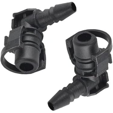 Imagem de 2 peças 55354565 válvula de aceleração termostato corpo aquecedor tubo de água conector de mangueira 55574685 55569809 para Chevrolet Cruze Epica Sonic Opel Astra Outlet 1.4L Trax Encore Fit Buicks