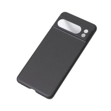 Imagem de Waillynice Capa de telefone de fibra de carbono à prova de quedas capa de fibra de aramida para Google Pixel 8 Pro Design, para celular Pixel 8 8A (600D (semifuro) 4, para Pixel 8)