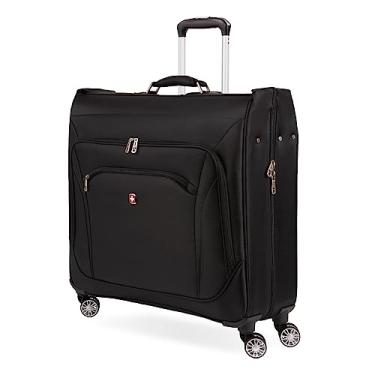 Imagem de SwissGear 7895 Bolsa de roupa premium com rodinhas, Preto, Carry-On Spinner Edition, 7895 Bolsa de roupa premium com rodinhas