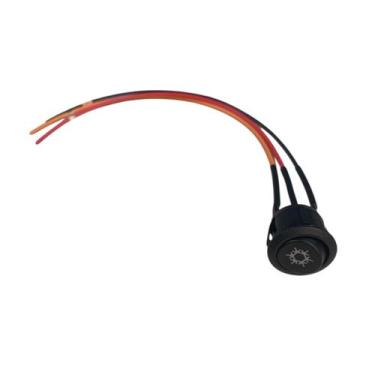 Imagem de Interruptor Botão Universal Ar Condicionado 12v Led verde - Arita