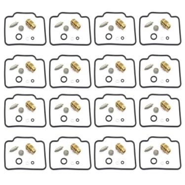 Imagem de Kit de reparo de carburador de motocicleta junta de assento de agulha flutuante para peças de reposição GSX1100F Katana 1988-1993 GSX1100 GSX 1100 F (4 conjuntos)