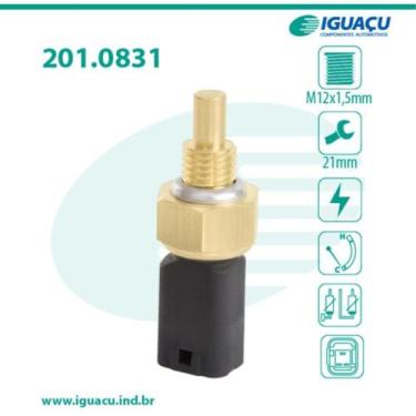 Imagem de Sensor de temperatura de água Renault Fluence 2012 a 2014 - IGUAÇU
