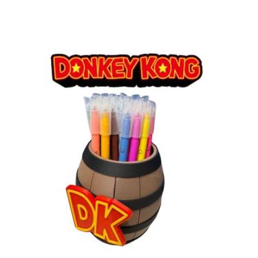 Imagem de Suporte para Lápis em Formato de Barril do Donkey Kong - choice