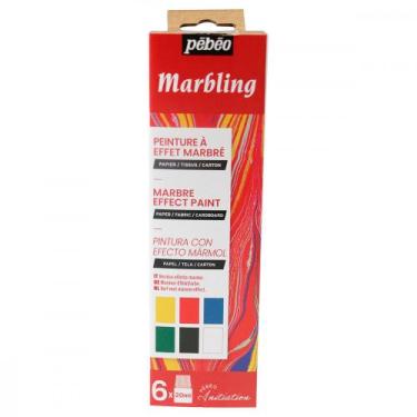 Imagem de Set Pébéo Initia Marbling 6X20ml - pebeo