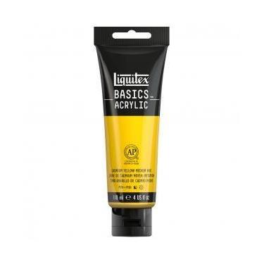 Imagem de Tinta Acrílica Liquitex Basics 118ml 161 Cadmium Yellow Medium Hue