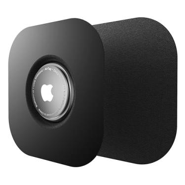 Imagem de 【Pacote com 4】 Brujula para suporte de tecido AirTag, oculto e seguro, capa AirTag com adesivo adesivo 3M, capa para sensor de monitor de glicose, suporte de etiqueta de ar para bagagem, carteira,