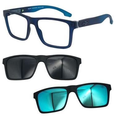Imagem de Oculos Mormaii Swap NG 2 6153 KC6 com 2 Clipons - Escolha, Cinza, Azul