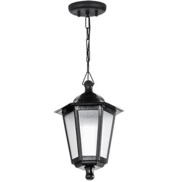 Imagem de Pendente Luminária de Teto Grega Vintage Retro Colonial E27 Lente Fosca Dital