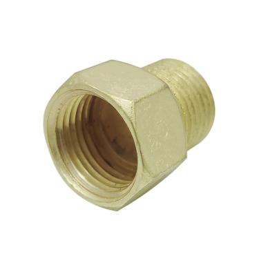 Imagem de Aumento Prolongador Curto Conexão Extensor Rosca 1/2 Dourado