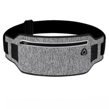 Imagem de Pochete Esportiva Impermeável Slim Fitness Masculina Feminina Porta Celular Transversal Perfeita Para Corrida Academia Ciclismo Ou Passeios Para Levar Seu Celular Documento e Chaves (Preto)