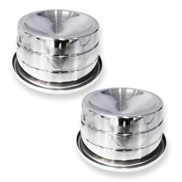 Imagem de Kit 2 Comedouro Ergonômico Elevado Anti Formiga Para Gatos Alumínio