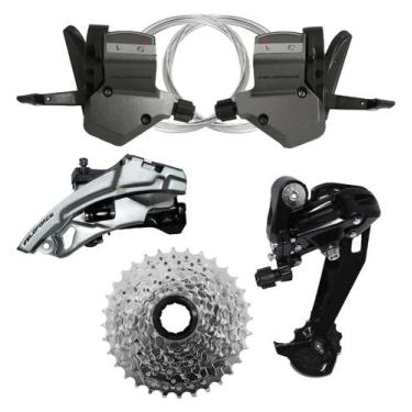Imagem de Kit 27 Velocidades Rapidfire E Cassete Index - Veloforce