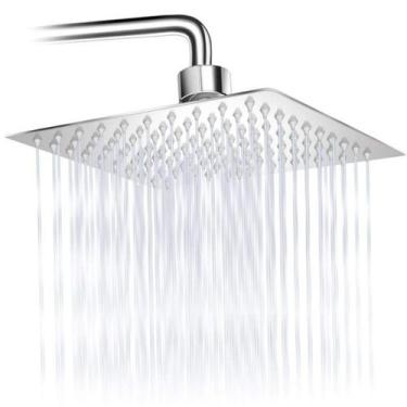 Imagem de Chuveiro Ducha Quadrado  Inox  Area Externa Piscina Banheiro - oem, CU