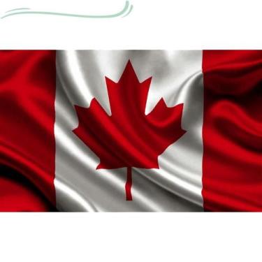 Imagem de Bandeira CANADÁ 1,50x0,90mt Copa do Mundo Feminino - WCAN