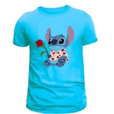 Imagem de Camisetas Masculina Feminina Personalizadas Personagens Lilo e Stitch 
