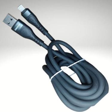 Imagem de Cabo carregador de Celular Lightning IOS 2 metros Carregador e Transfe